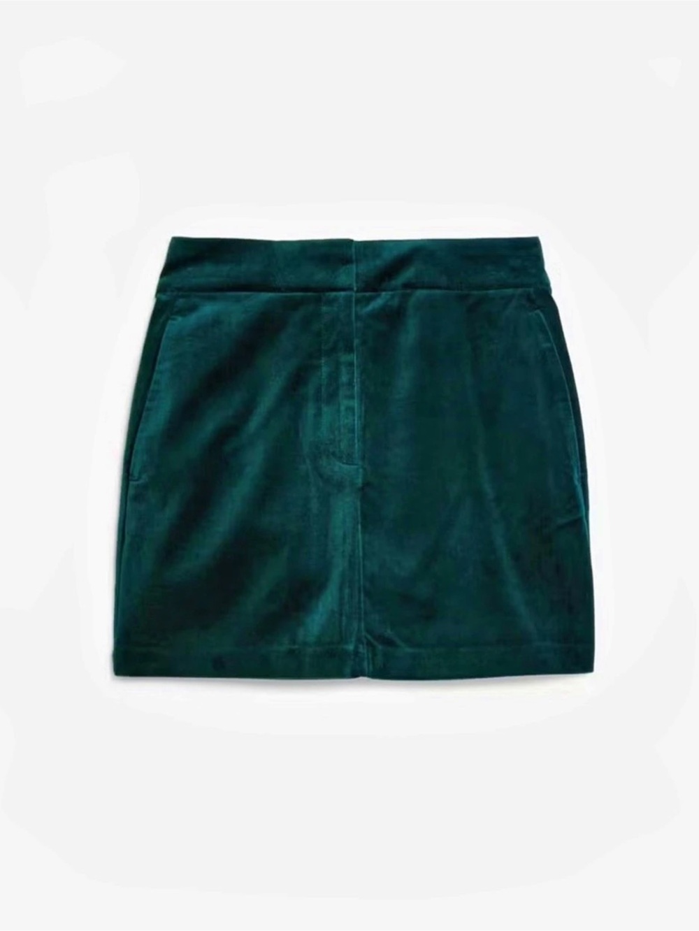Marks & Spencer Velvet Dark Evergreen Mini Skirt